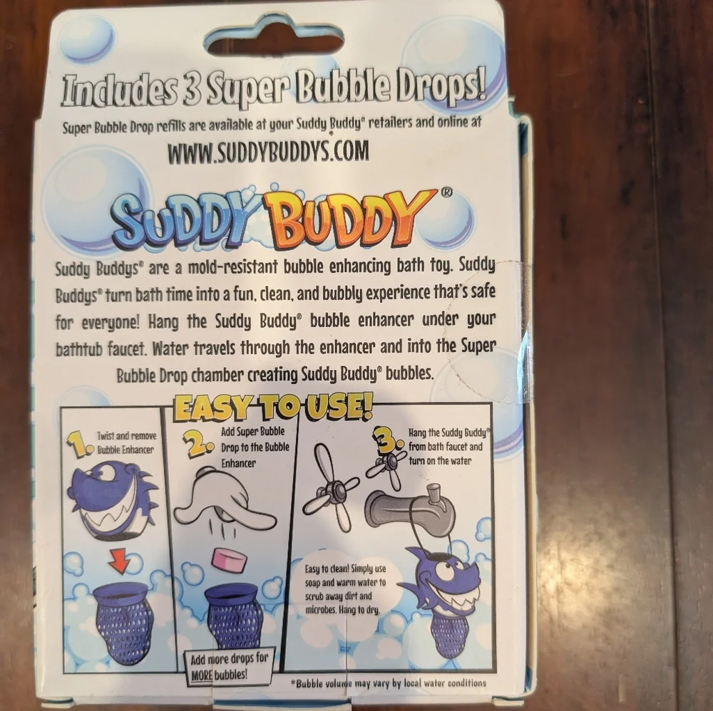 New Suddy Buddy The Bubble Bath Maker